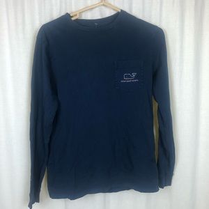 Vineyard Vines Mens XS Long Sleeve Shirt Blue